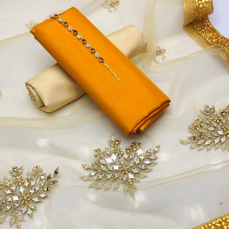 Kathan silk shirt 3 pc suit