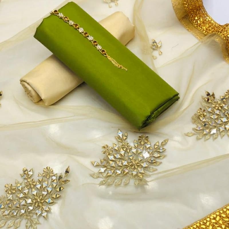 Kathan silk shirt 3 pc suit