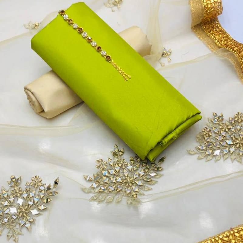 Kathan silk shirt 3 pc suit