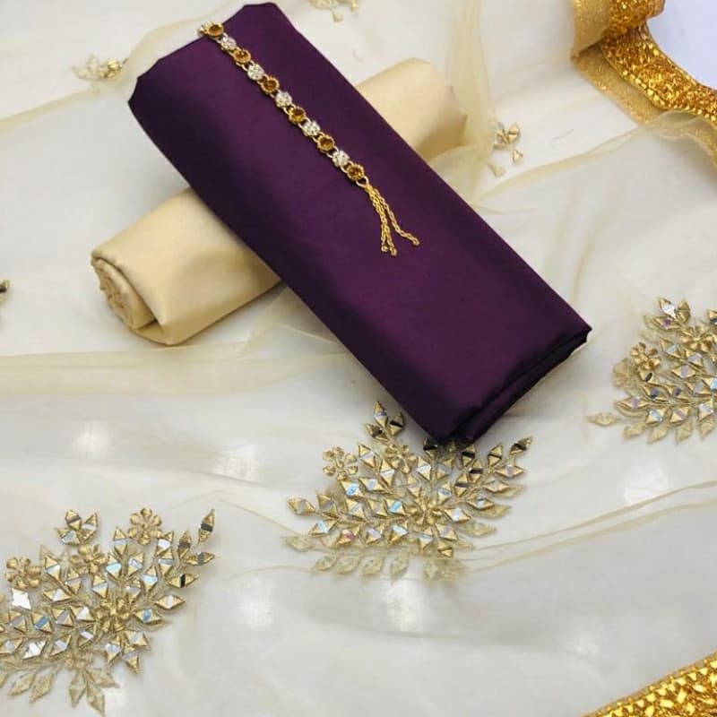 Kathan silk shirt 3 pc suit