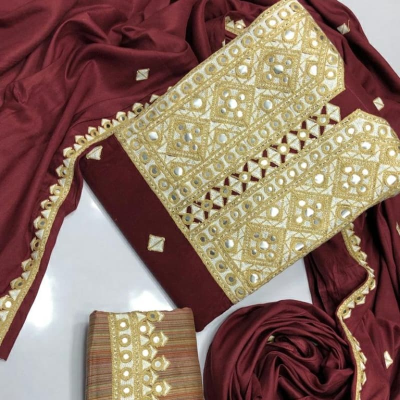 🔥New Arrivals 🔥
Soft Marina fabric Ari pani embroidery