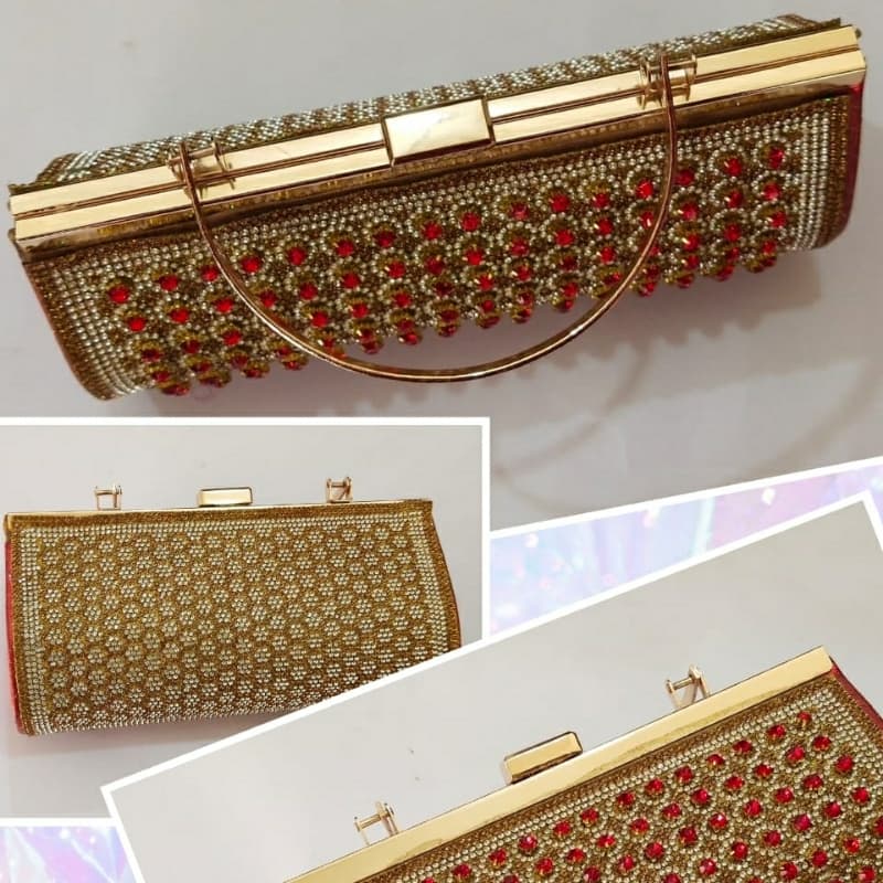 *Bridal Fancy Stone Clutches*