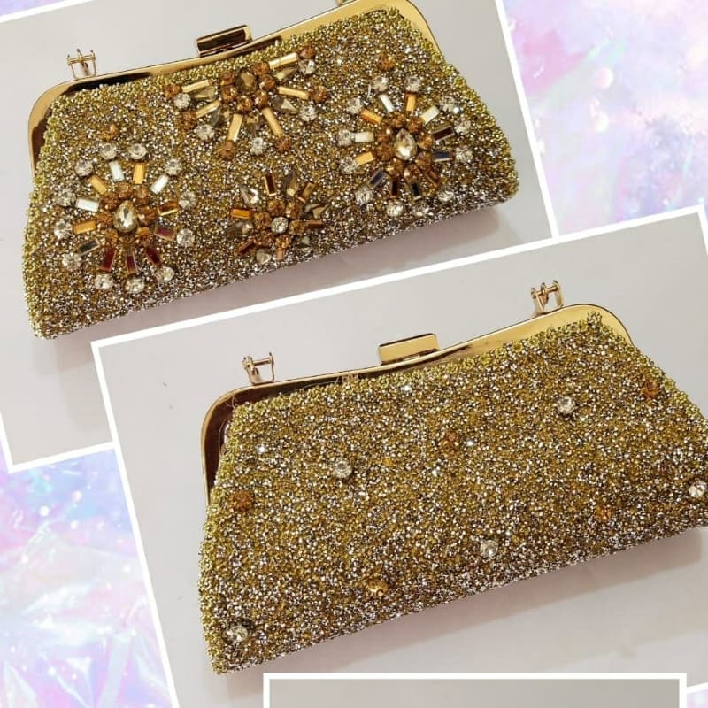 *Bridal Fancy Stone Clutches*