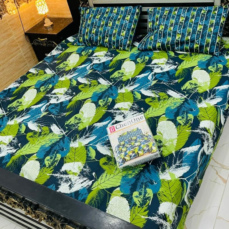 *Cotton  Bedsheets*
 *Full Printed 3pc*