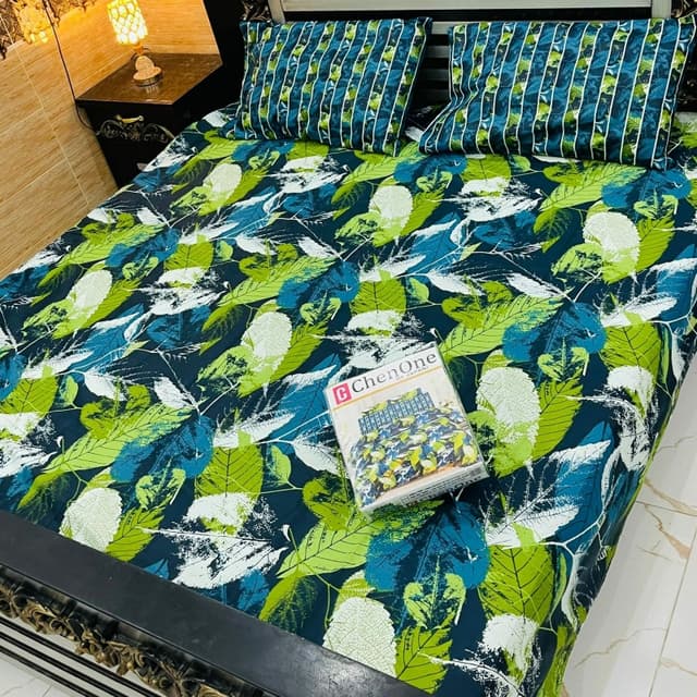 *Cotton  Bedsheets*
 *Full Printed 3pc*