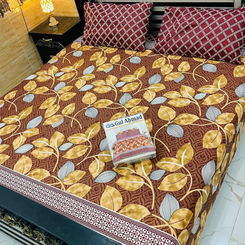 *Cotton  Bedsheets*
 *Full Printed 3pc*