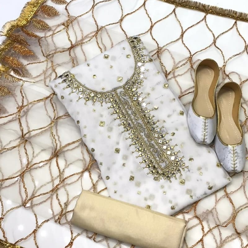 Chiffon Fabric 3pc Dress