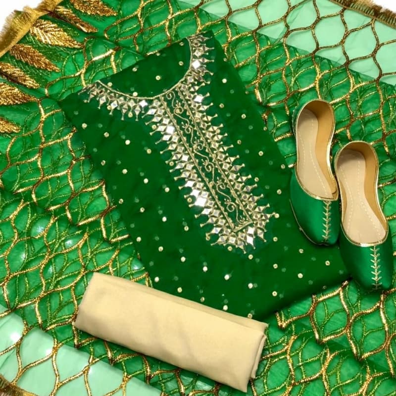 Chiffon Fabric 3pc Dress