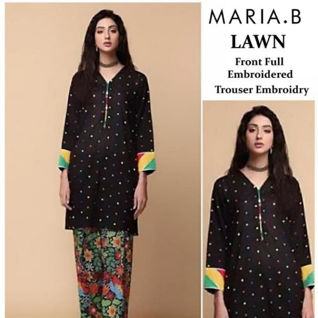 Maria b lawn collection 2022
*Fabric lawn