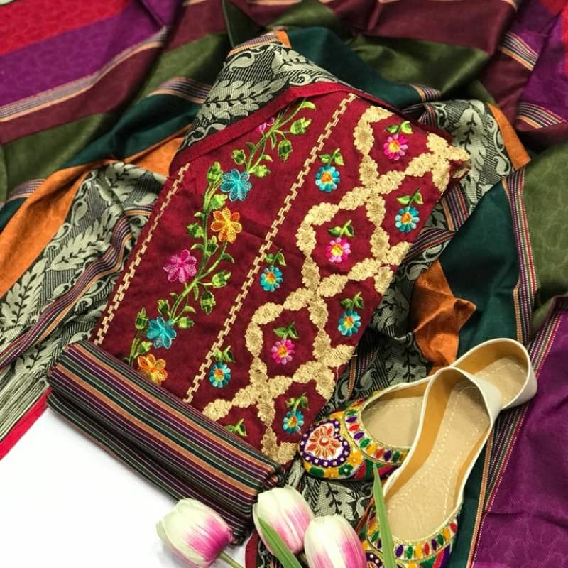 New latest collection     3 pc suit