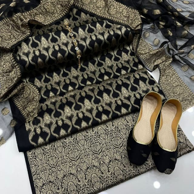 3pc dress fancy linen