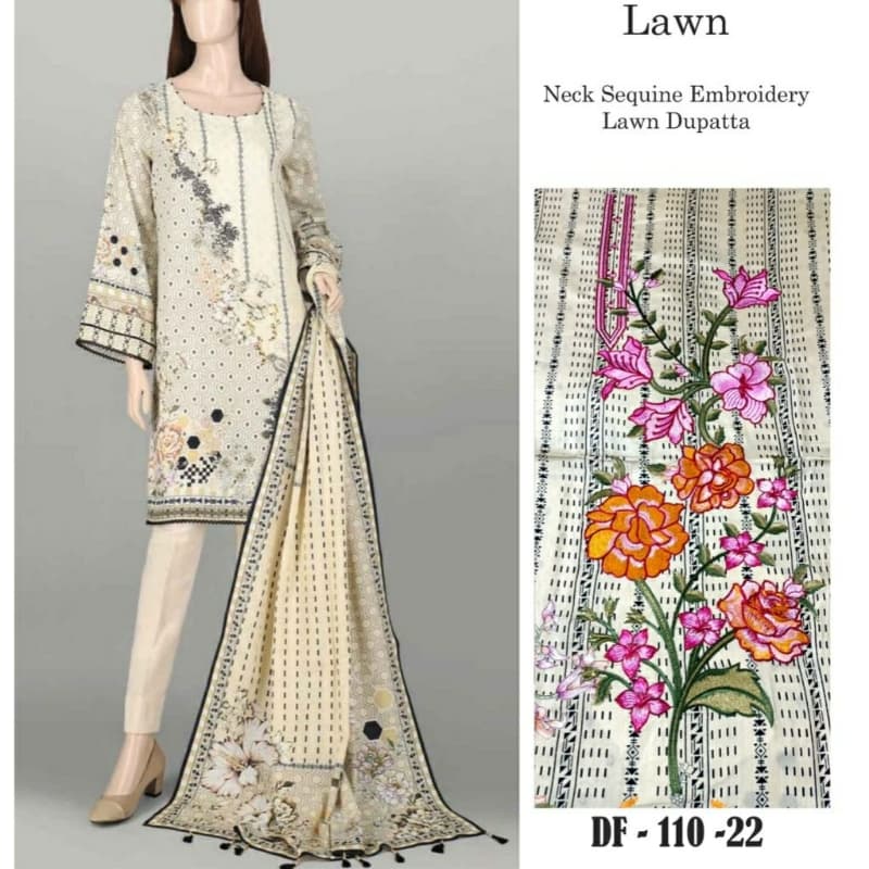 Saya lawn collection 2022
*Fabric lawn